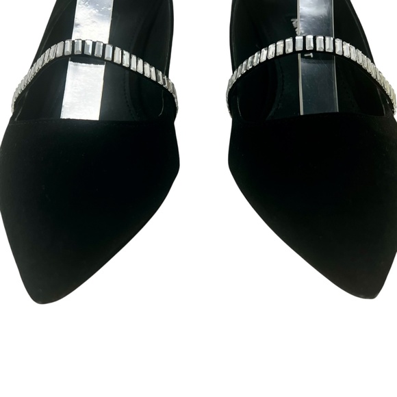 Nine West Women's Adara Black w/Crystals Heels/Pumps size 6 *NWOT* - Picture 3 of 12